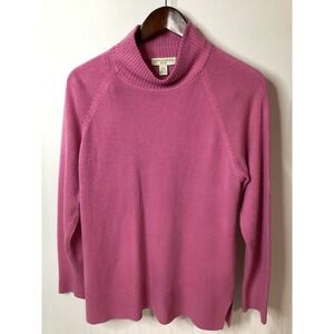 Appleseed's Petites Women Pink 100% Acrylic Sweater Size Petite‎ Medium